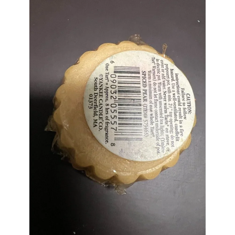 Yankee Candle Spiced Pear Wax‎ Tart 579463 Potpourri New .8 oz Home Fragrance
